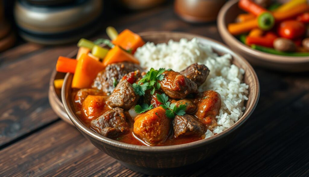 African goat stew