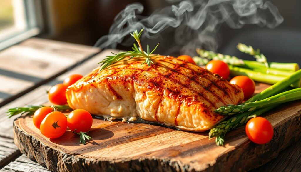 Grilled Cedar Plank Salmon