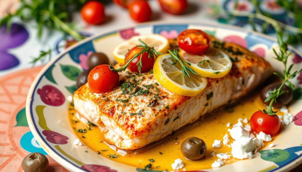 Mediterranean Baked Salmon