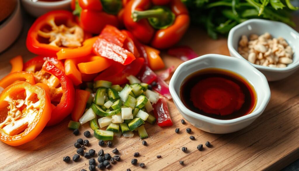 Pepper Steak Marinade Preparation