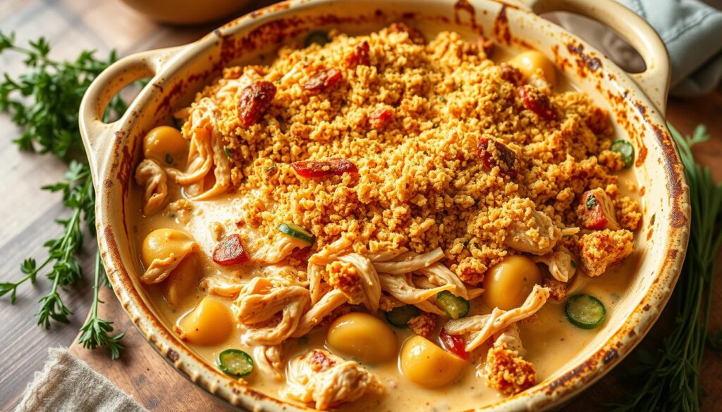 Rotisserie Chicken Casserole