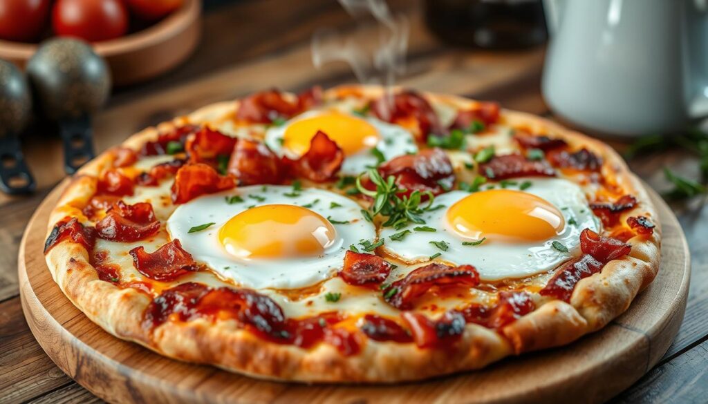 breakfast pizza image