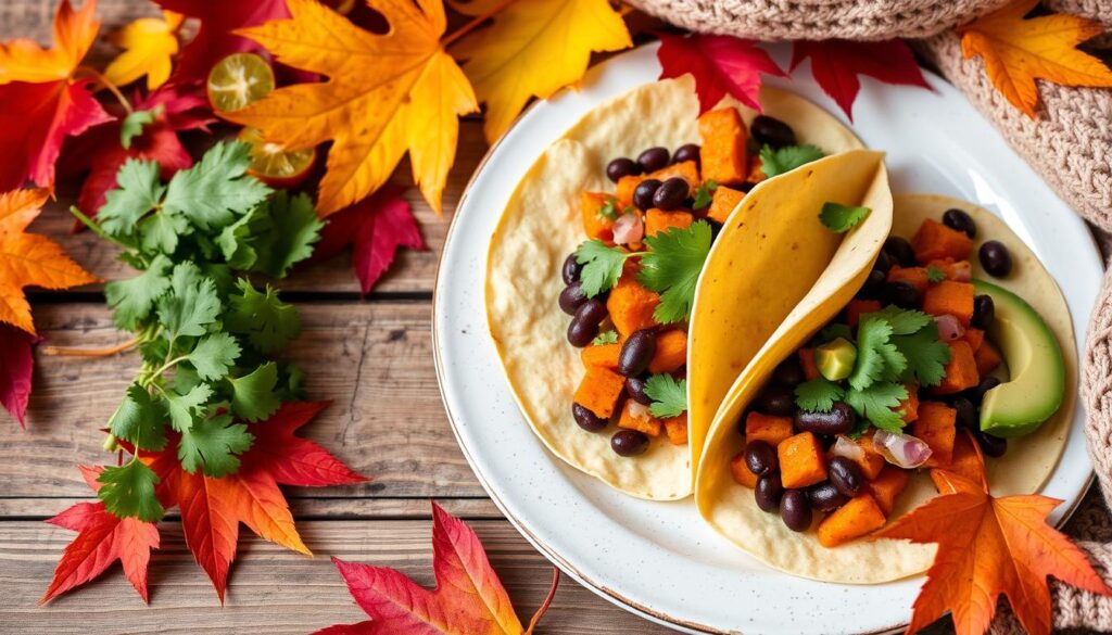 sweet potato and black bean tacos