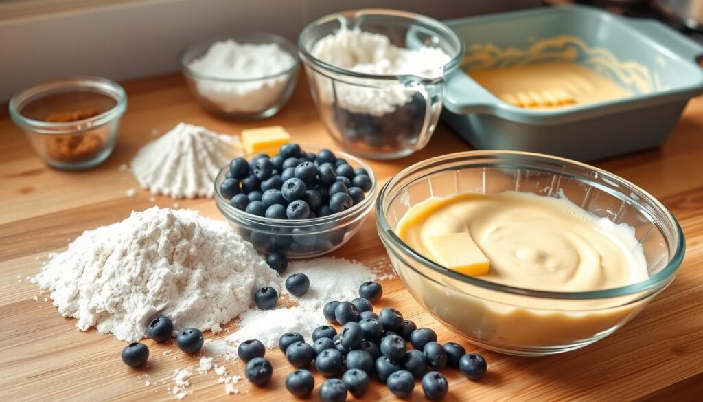 Blueberry Cobbler Assembly Process