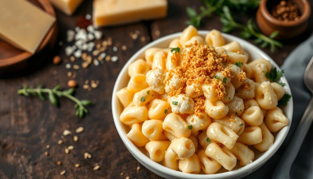 Cheesy Mac and Cauliflower Pasta Recipe