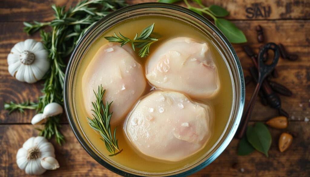 Chicken Thighs Brining Process