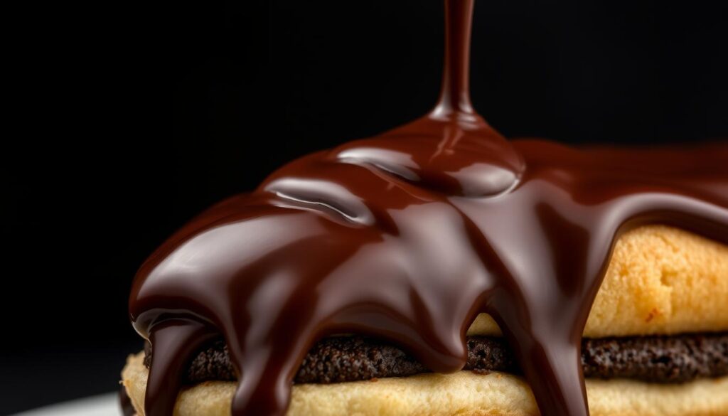 Chocolate Ganache for Chocolate Eclair Cake Recipe