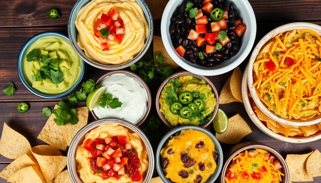 Customized Taco Dip Variations