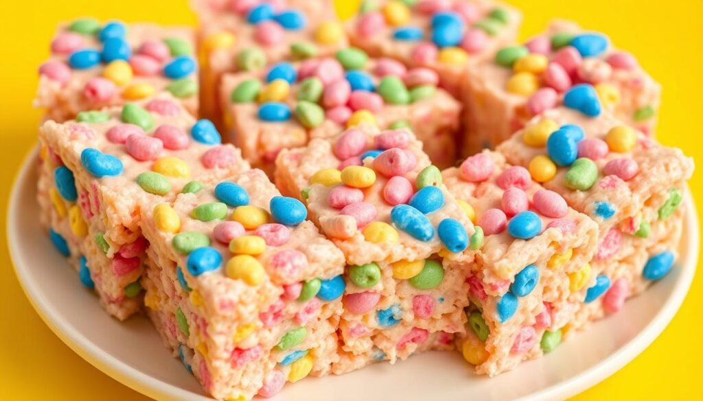 Fruity Pebbles Rice Krispie Treats