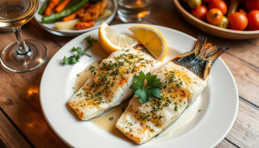 Herb-Butter Baked Rockfish Fillets