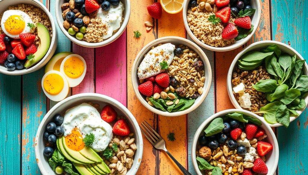 High Protein Breakfast Bowls