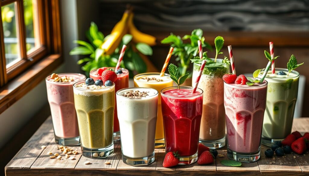 High Protein Breakfast Smoothies