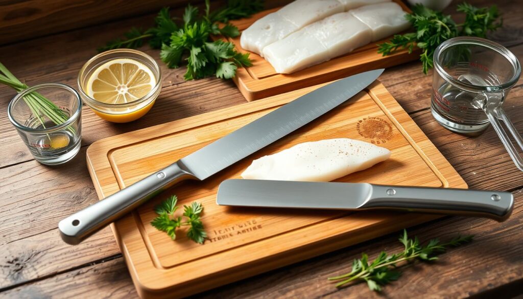 Kitchen Tools for Halibut Cooking