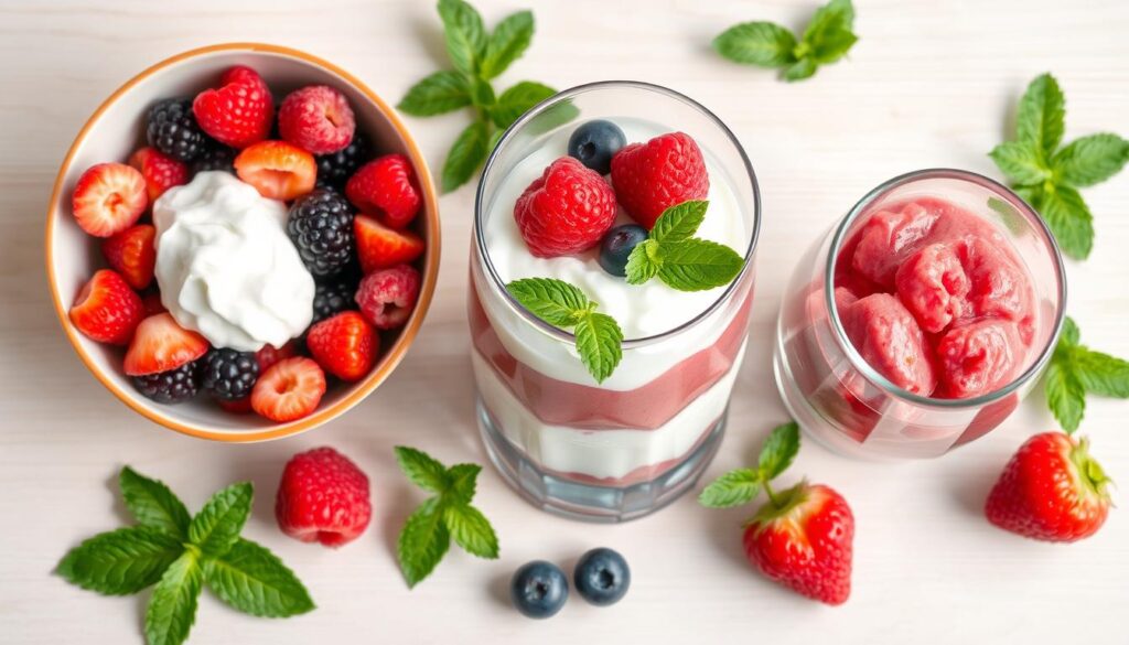 Low Calorie Berry Desserts