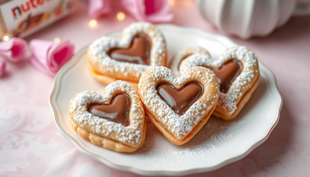 Nutella Puff Pastry Hearts