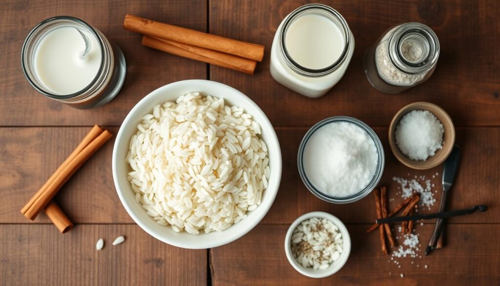 Rice Pudding Ingredients