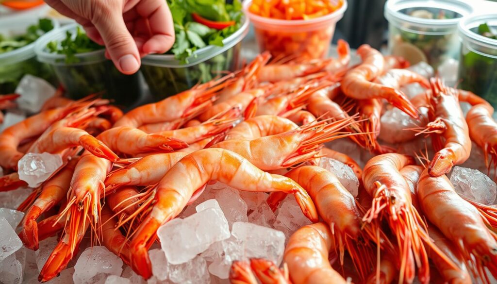 Selecting Fresh Shrimp for Salad