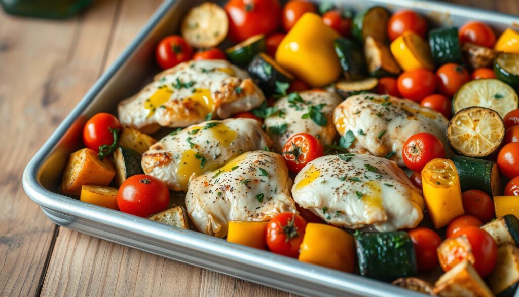 Sheet Pan Chicken and Veggies