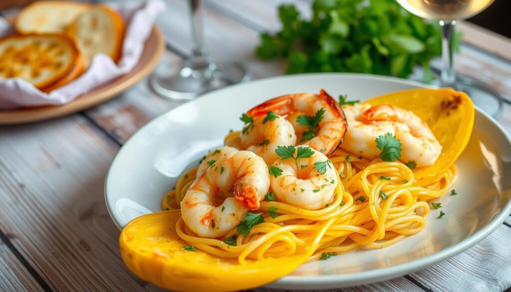 Shrimp Scampi Spaghetti Squash Recipe