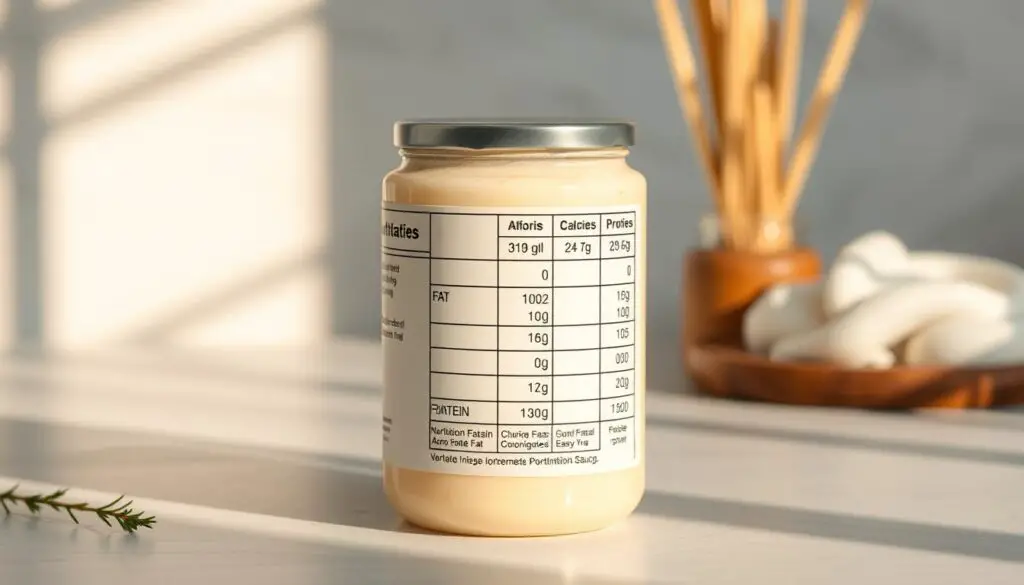 Nutritional Information for Alfredo Sauce